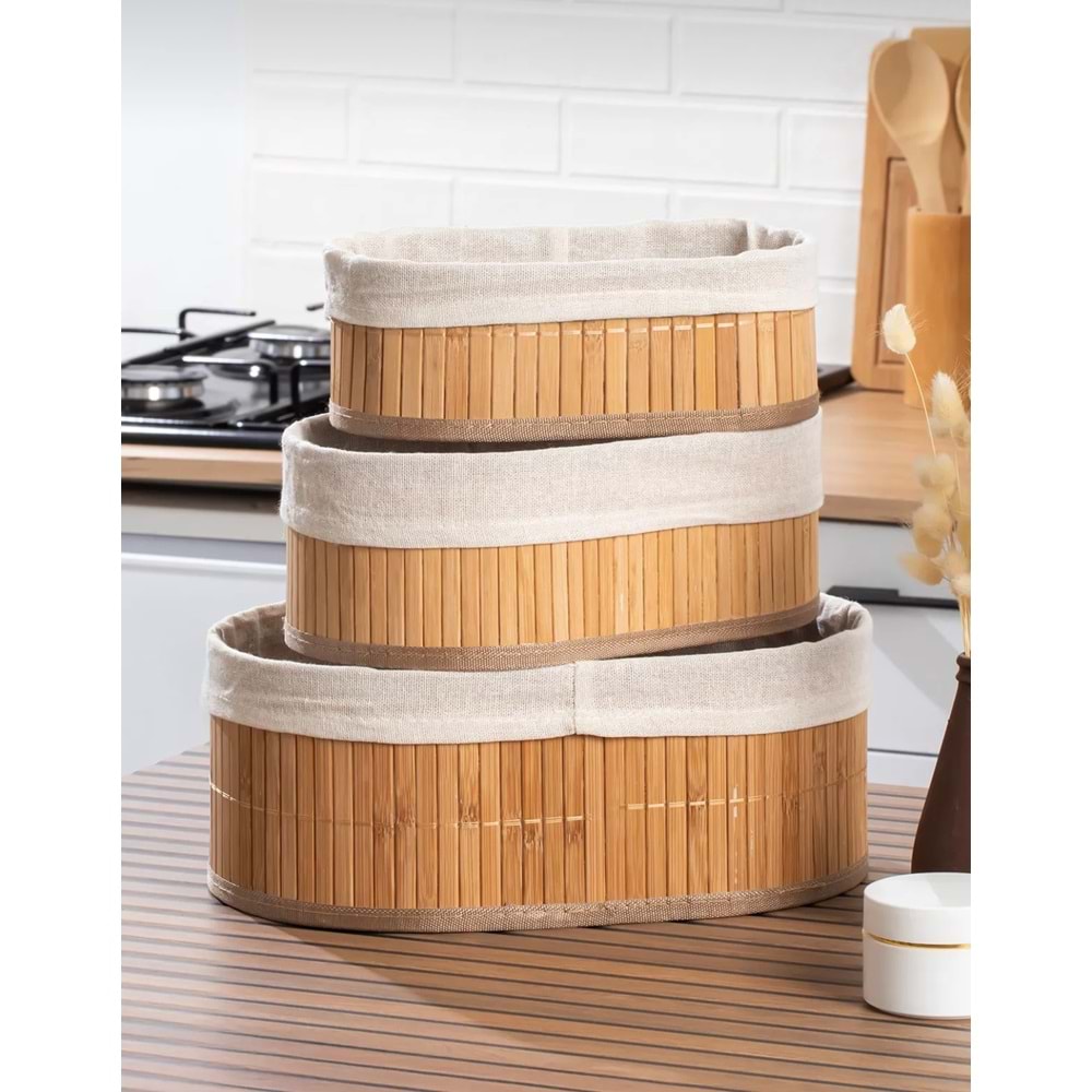 Porsima 2083 / 2084 / 2082 3 Lü Ekmek Sepeti (8 Adet)