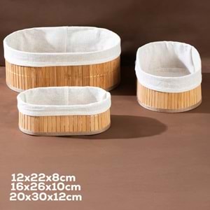 Porsima 2083 / 2084 / 2082 3 Lü Ekmek Sepeti (8 Adet)