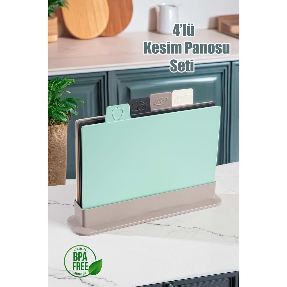 Porsima 1164 Kapiçino Asia 4 Lü Kesim Panosu (1 Paket)