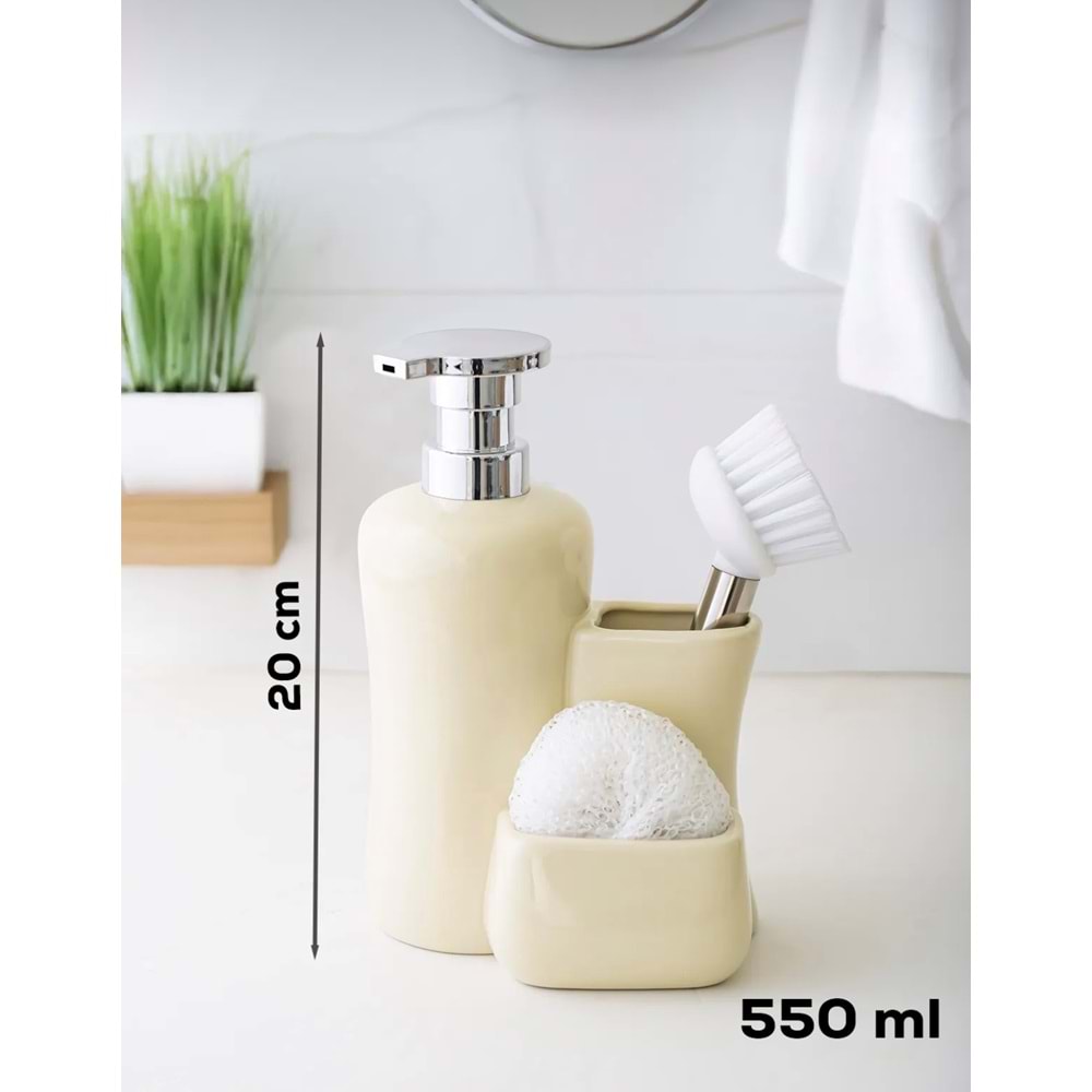 Sado 277745 Fırçalı Sıvı Sabunluk (18 Paket)