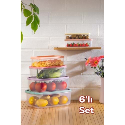 Org-400 Stackit 6 Lı Saklama Kabı (24 Paket)