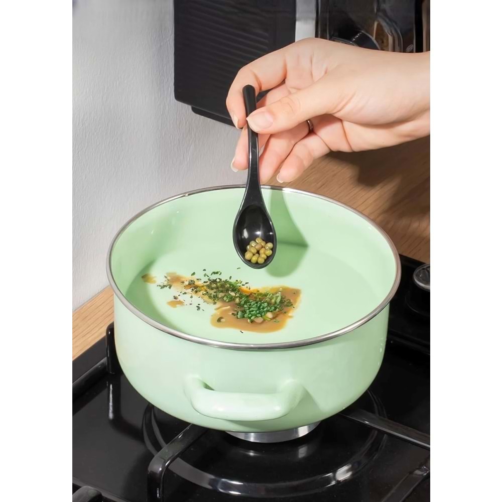 Porsima 1041 Siyah Beyaz 12 Li Klasik Baharatlık