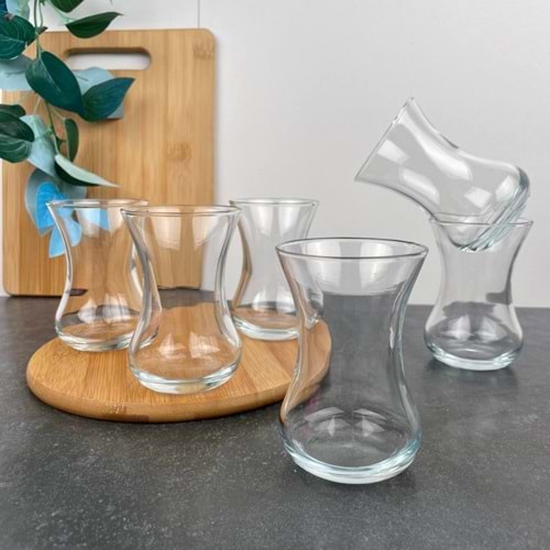 Lav Dmt303E 6 Lı Sade Çay Bardak (8 Paket)