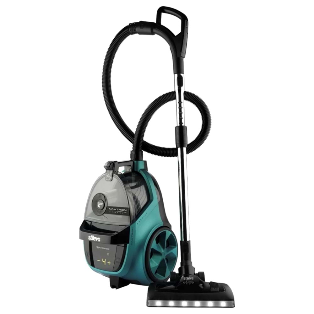Stilevs Maxtron Premıum Torbasız Elektrikli Süpürge Siyah Sedefli Mavi