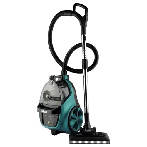 Stilevs Maxtron Premıum Torbasız Elektrikli Süpürge Siyah Sedefli Mavi