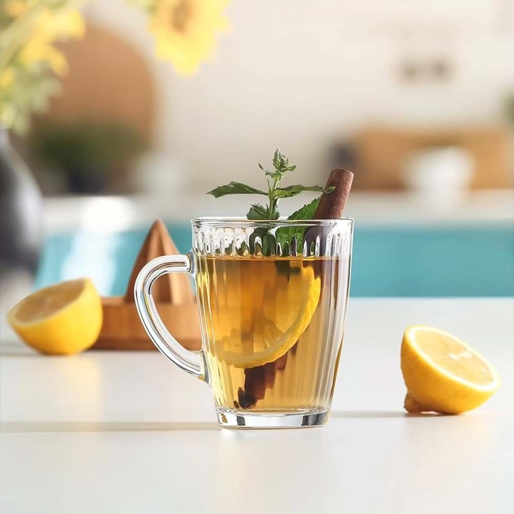 Lav Hes432A 3 Lü Kulplu Bardak (8 Paket)