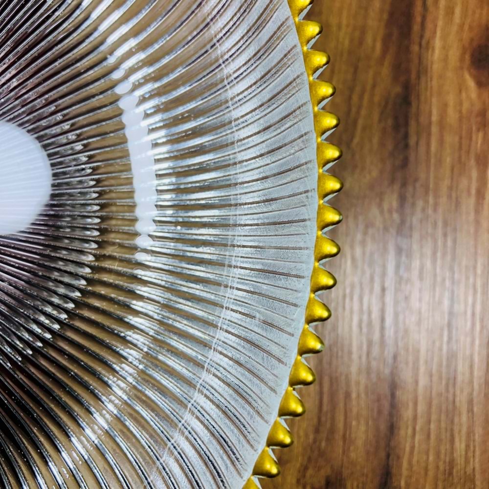 Vanes Soren 25 Cm Ayaklı Meyvelik Yaldızlı (6 Paket)