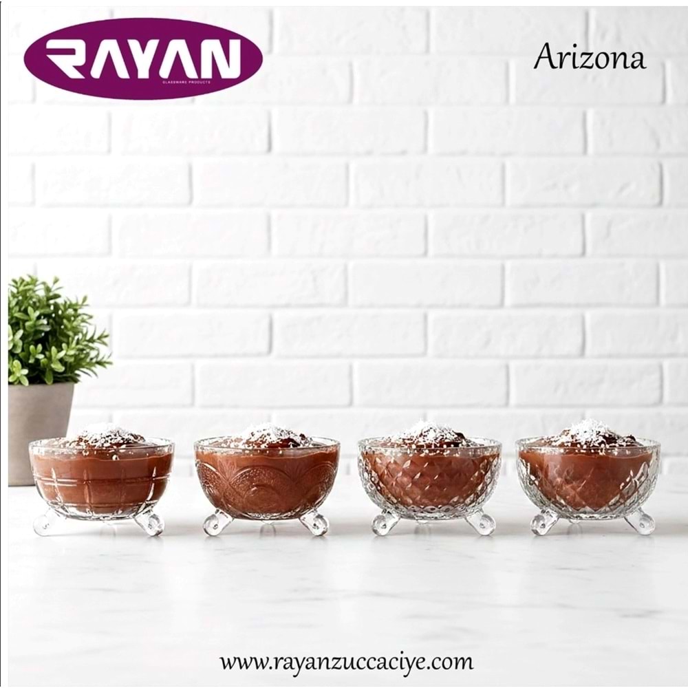 Rayan 6 Lı Arizona Ayaklı Kase Dana (8 Paket)