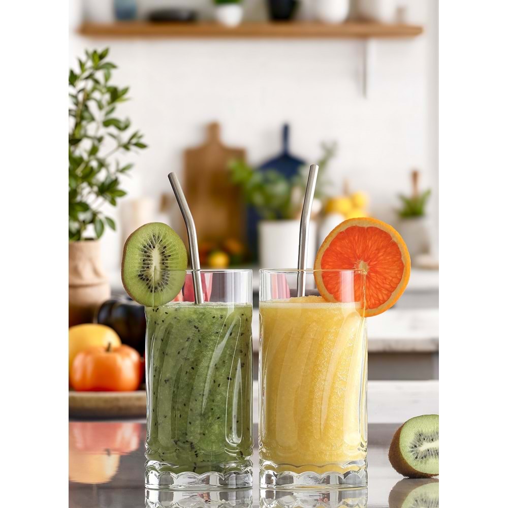 Lav Wav440CS Wave 4 Lü Meşrubat Bardak (6 Paket)