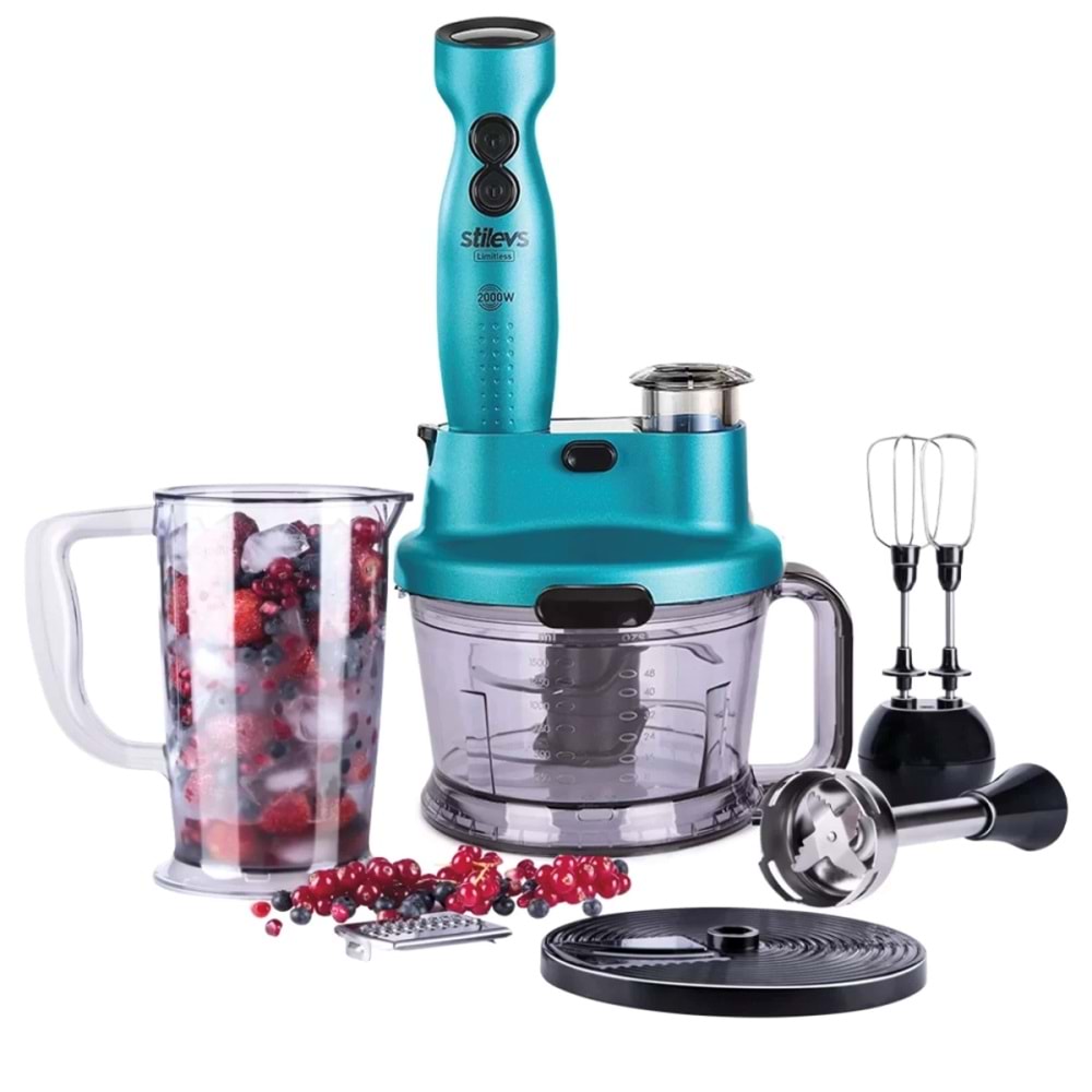 Stilevs Limitless El Blender Seti Sedefli Mavi