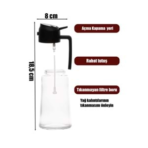 Porsima 2086-1 450 Ml Cam Sprey Yağdanlık (50 Paket)