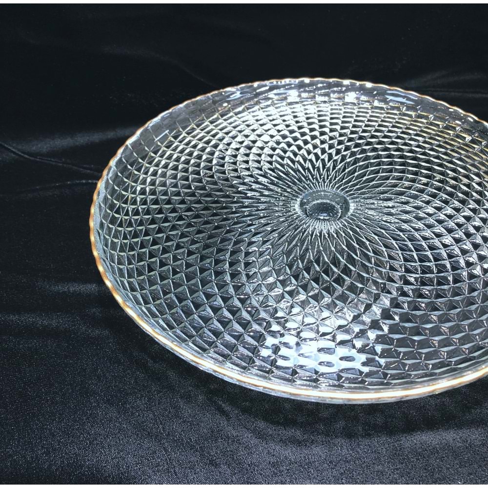 Vanes Rana Aden 26 Cm Ayaklı Sunumluk Ağız Yaldız (8 Paket)