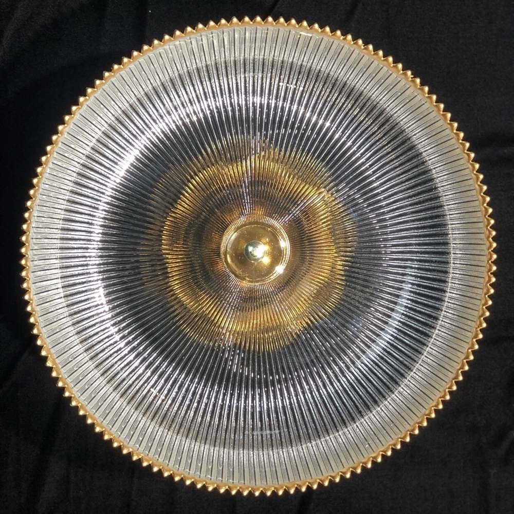 Vanes Soren 25 Cm Çiçek Ayaklı Meyvelik Yaldızlı (6 Paket)