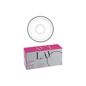 Lav 20020F Sade Çay Tabak (12 Paket)