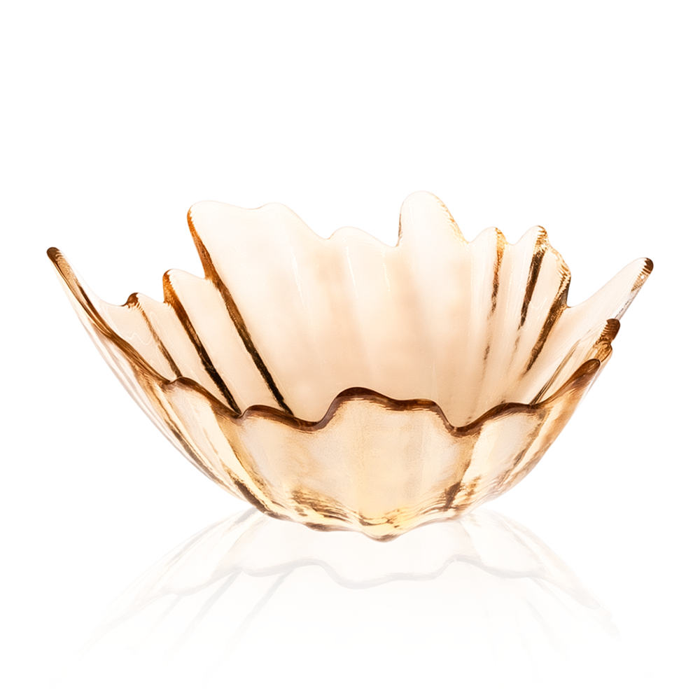 Vanes Yaprak 6 Lı Cam Çerezlik Oranj (12 Paket)