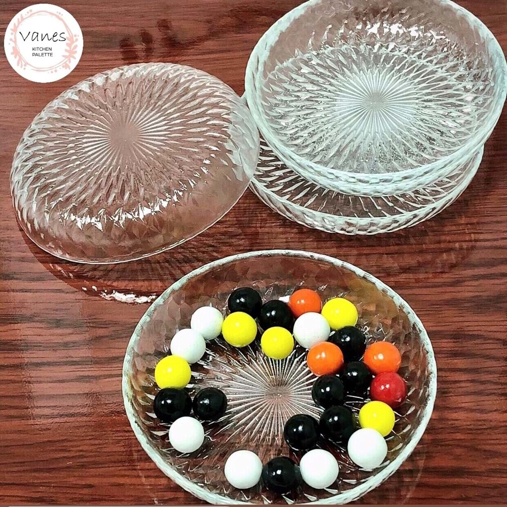 Sigma Aden 12 Cm 6 Lı Çerezlik Şeffaf (6 Paket)