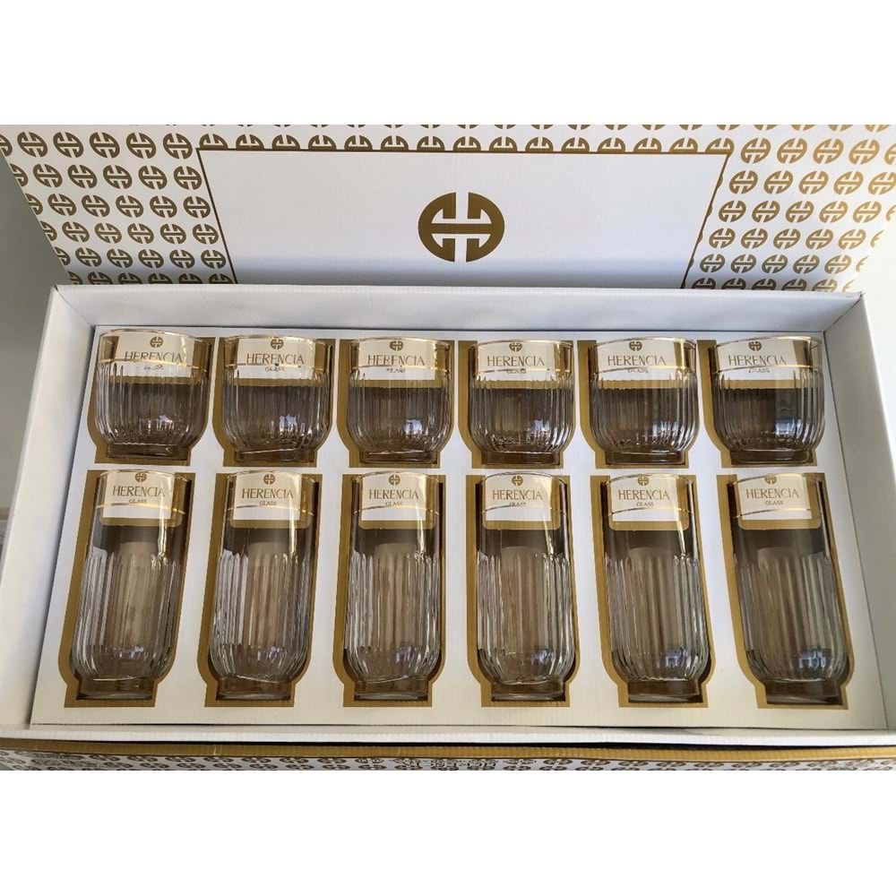 Herencıa 12 Parça Manolya Kösem Altın Yaldız (4 Paket)