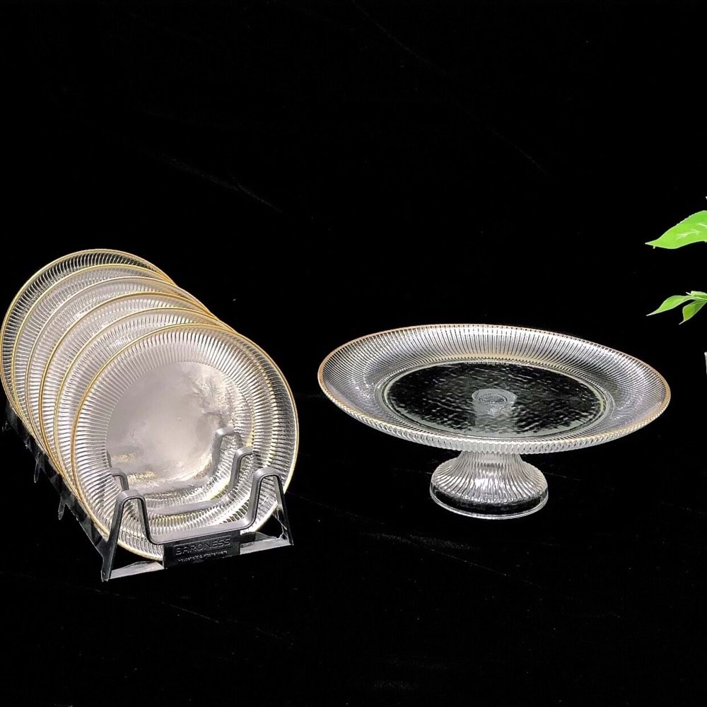 Vanes Sensu 7 Parça Ayaklı Sunumluk Yaldızlı (4 Paket)