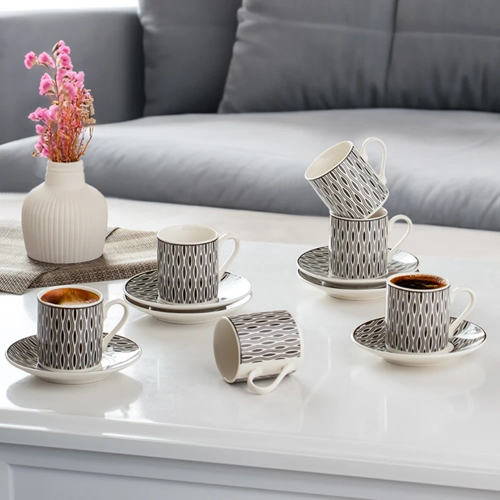 Perotti 2'Li Yx03 Porselen Kahve Takımı (Kutu)