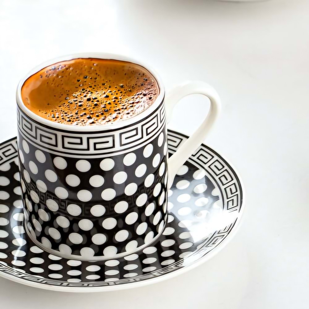 Perotti 2'Li Yx04 Porselen Kahve Takımı (Kutu)