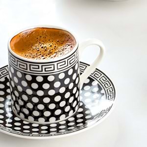 Perotti 2'Li Yx04 Porselen Kahve Takımı (Kutu)