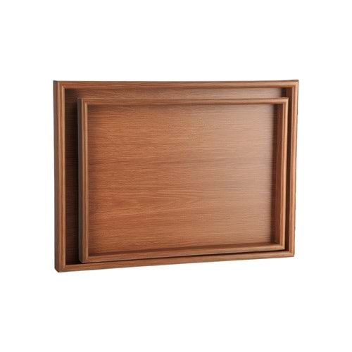 Perotti 17174 2 Li Ahşap Tepsi Büyük (8 Adet)