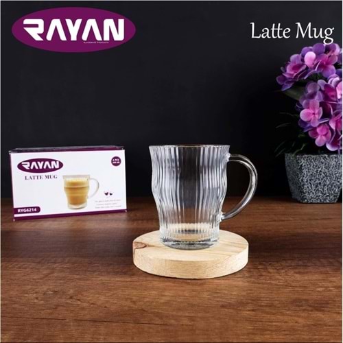 Rayan 4 Lü Latte Mug (12 Paket)