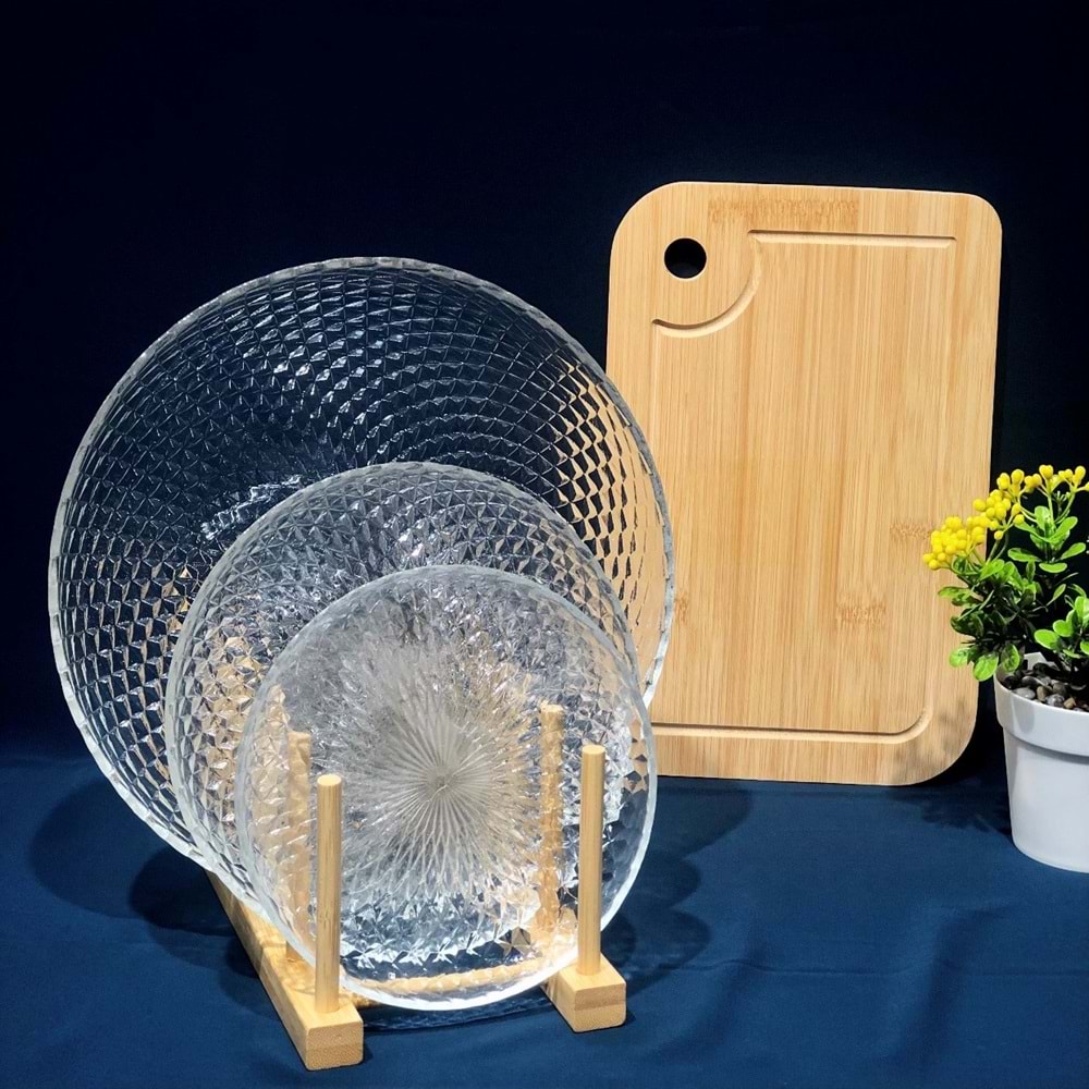 Vanes Almira Mozaik 26+19+16 Cm 3 Lü Sunumluk (6 Paket)