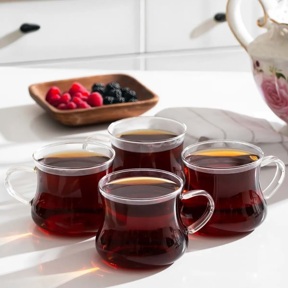 Pablito Pbt-706 4'Lü Cam Kupa Bardak (Kutu)