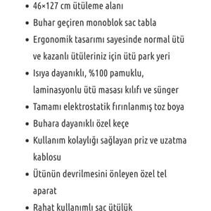 Cıngıllıoğlu Cm-464 Galaxy Ütü Masası (2 Adet)