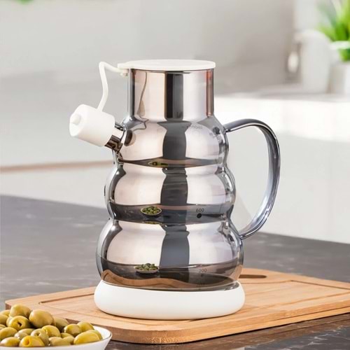 Cooker 3617-2 Beyaz Cam Yağlık (Kutu)