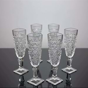 Herencıa Begonya 6 Lı Ayaklı Bardak (4 Paket)