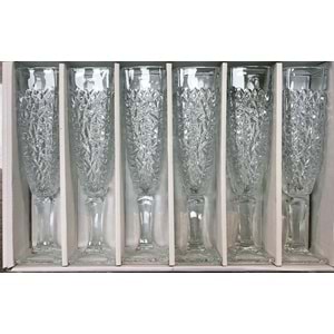 Herencıa Begonya 6 Lı Ayaklı Bardak (4 Paket)