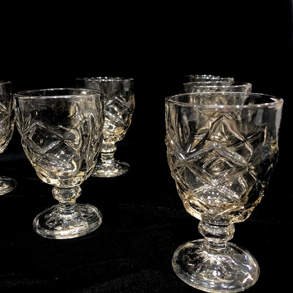 Herencıa Asude 6 Lı Kahve Yanı Bardak Füme (8 Paket)