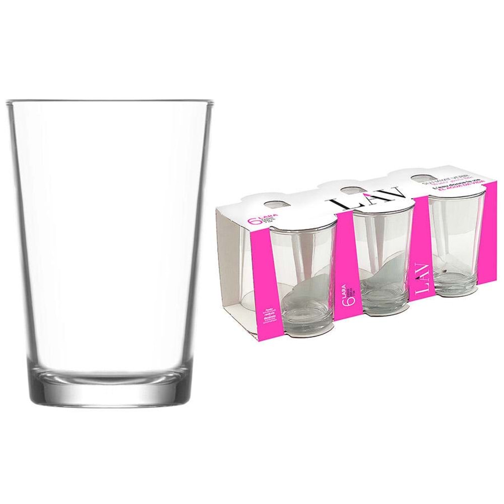 Lav Lara 22010E Su Bardağı (8 Paket)
