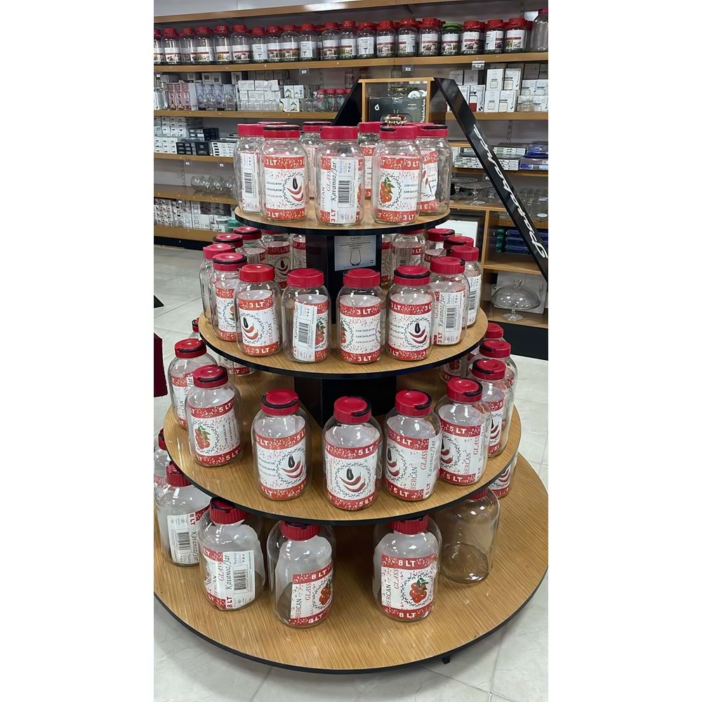 Evaxglass 5000Cc Cam Kavanoz (6 Adet)