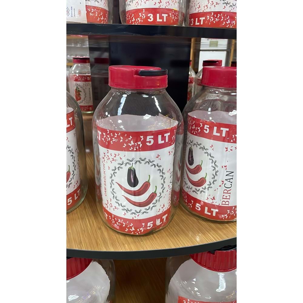 Evaxglass 5000Cc Cam Kavanoz (6 Adet)