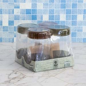 Camelıa 101066 4 Lü Kavanoz 660 cc Pls.Kapaklı (4 Paket)