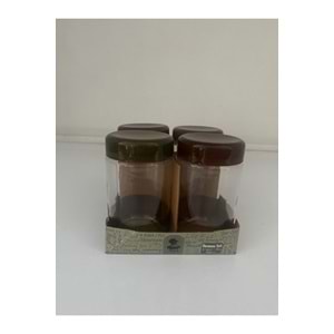 Camelıa 101066 4 Lü Kavanoz 660 cc Pls.Kapaklı (4 Paket)