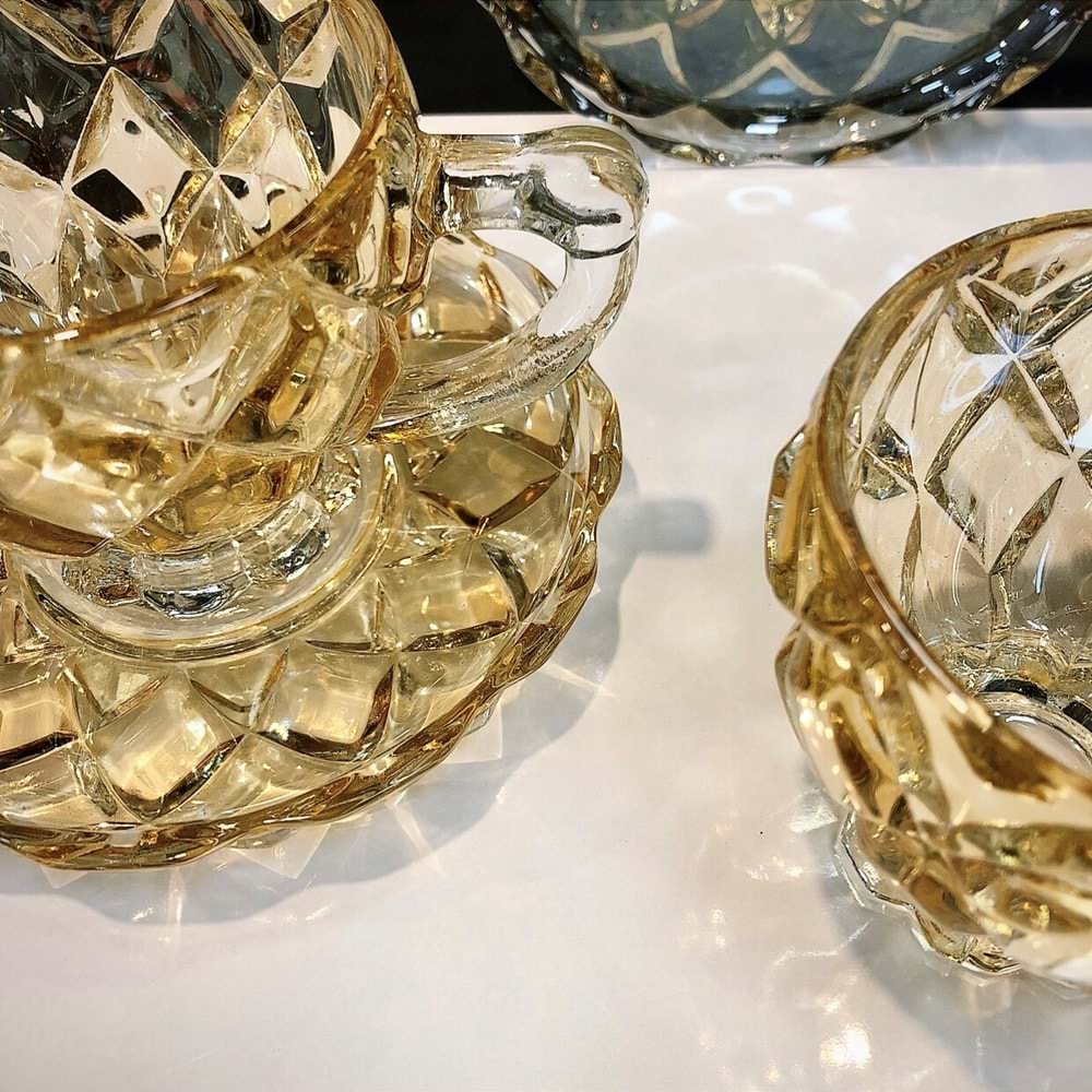 Herencıa Ahu 2 Li Nescafe Fincanı Lüsterli (9 Paket)