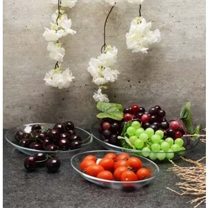 Paşabahçe 96501 Invıtatıon 3 Lü Kayık Tabak (4 Paket)