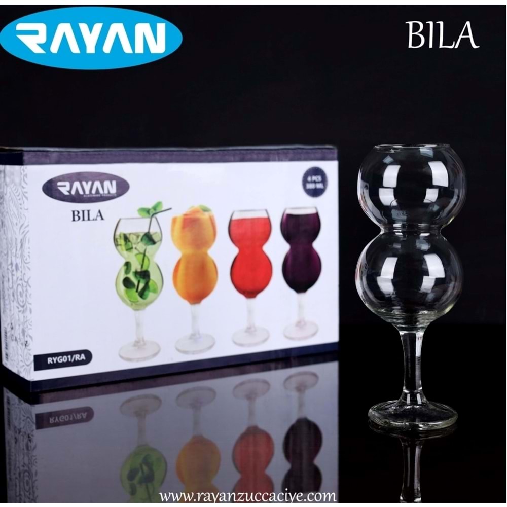 Rayan Bıla 4 Lü Kokteyl Bardak (6 Paket)