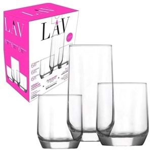Lav Dıas1 18 Parça Su Seti (2 Paket)