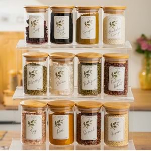 Porsima 3179 Cam Kavanoz 12 Prç