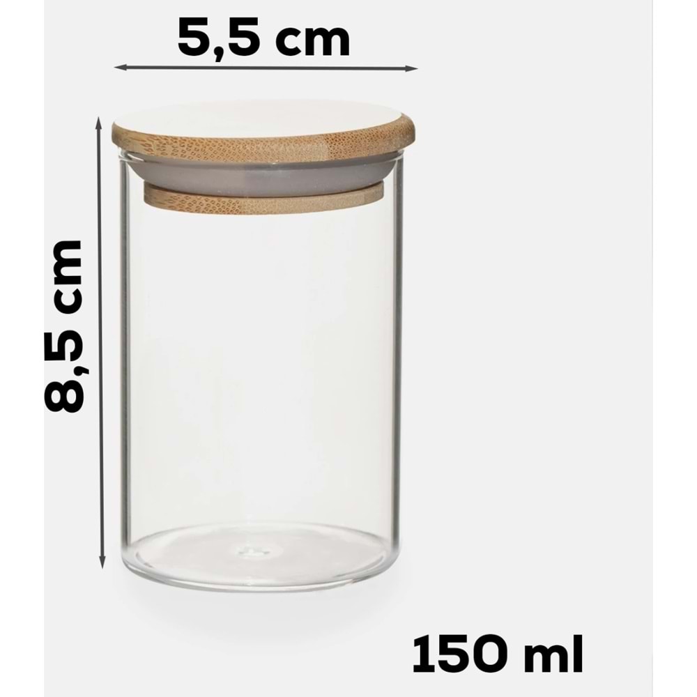 Porsima 3179 Cam Kavanoz 12 Prç