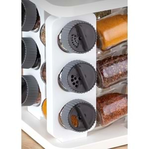 Porsima 1081 Beyaz Antrasit Döner Baharatlık