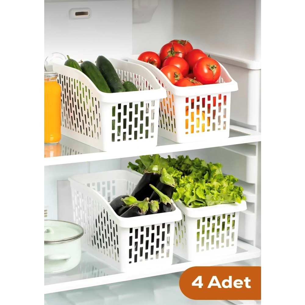 Porsima 23-4 Jumbo 4 Lü Organizer Beyaz 8108