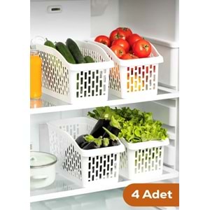 Porsima 23-4 Jumbo 4 Lü Organizer Beyaz 8108