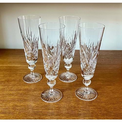 Herencıa 6 Lı Ayaklı Flüt Bardak (6 Paket)