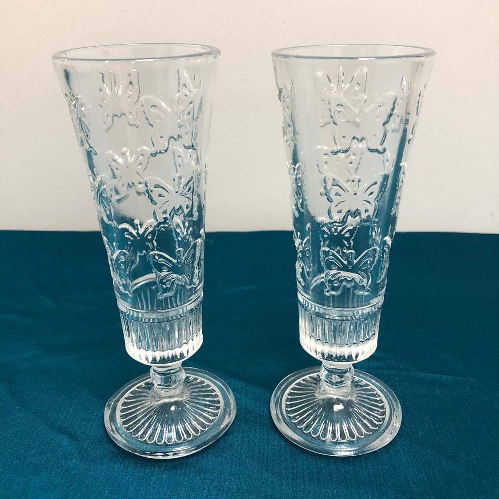 Herencıa 6 Lı Ayaklı Flüt Bardak (6 Paket)